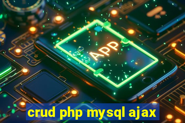 crud php mysql ajax