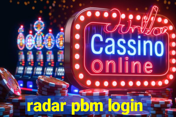 radar pbm login