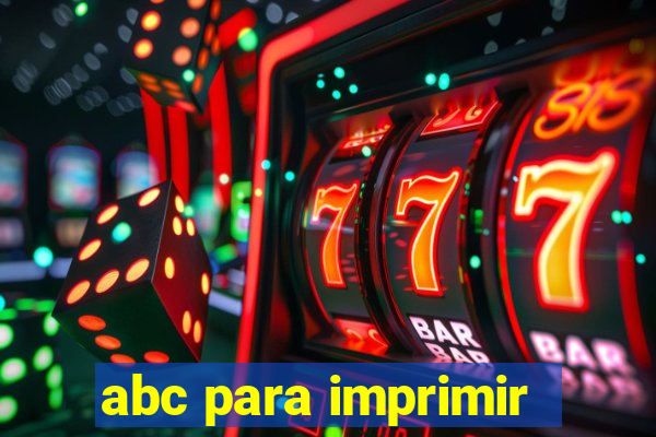 abc para imprimir