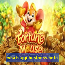 whatsapp business beta