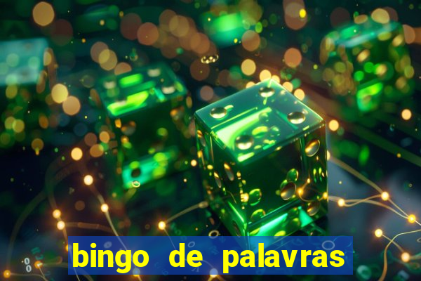 bingo de palavras de natal