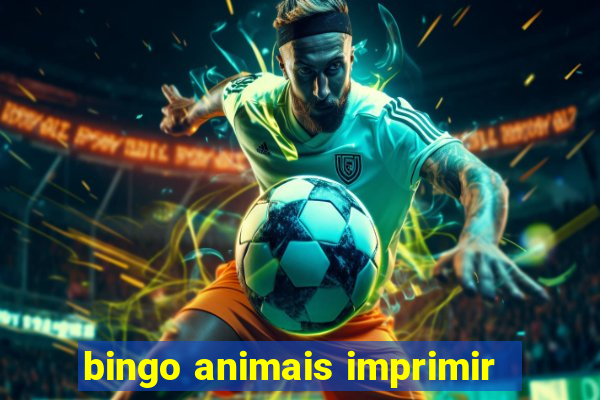 bingo animais imprimir