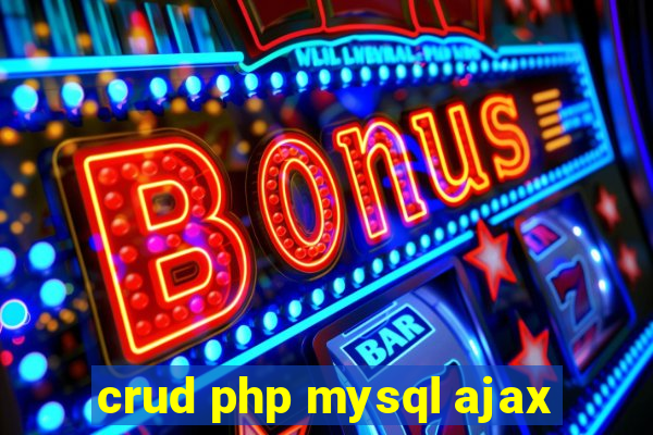 crud php mysql ajax