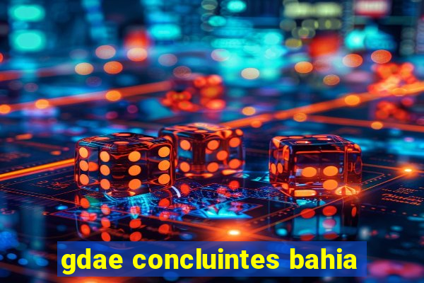 gdae concluintes bahia