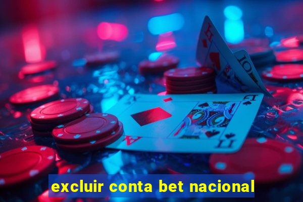 excluir conta bet nacional