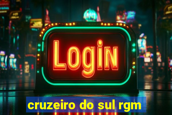 cruzeiro do sul rgm