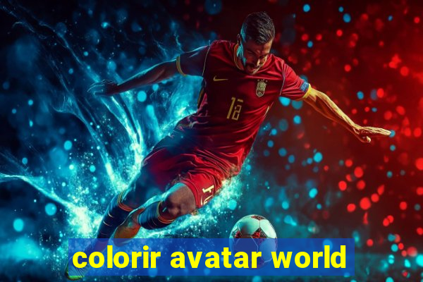 colorir avatar world