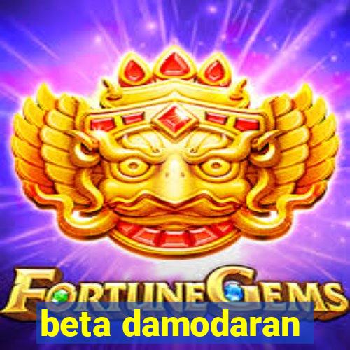 beta damodaran