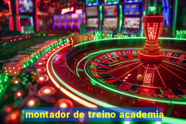 montador de treino academia