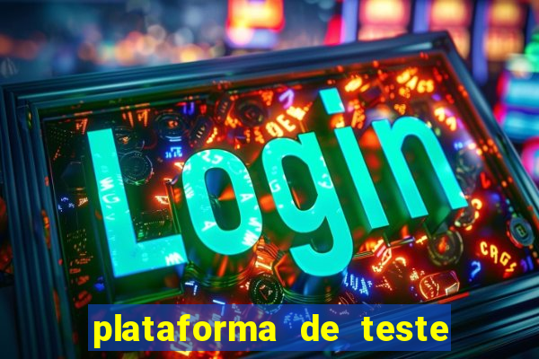 plataforma de teste pg demo