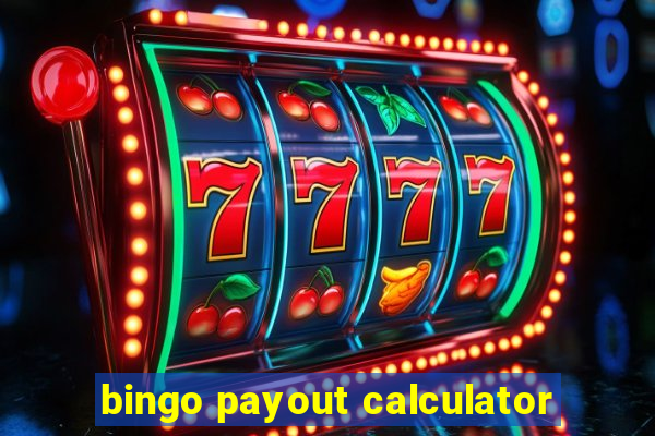 bingo payout calculator