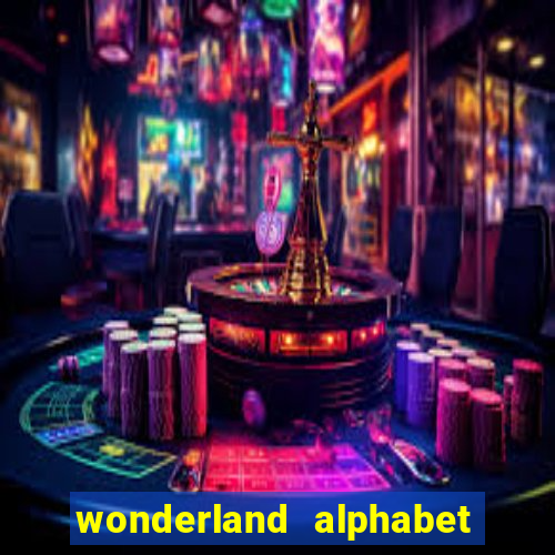 wonderland alphabet comic studio