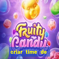 criar time de futebol simulador