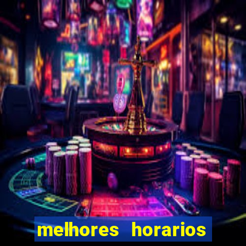 melhores horarios pagantes fortune tiger