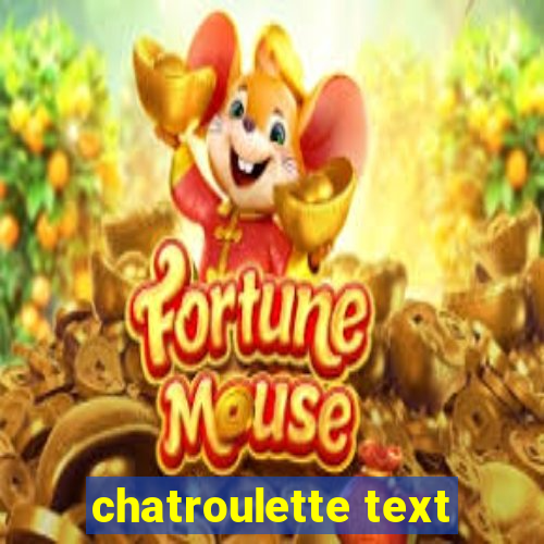 chatroulette text