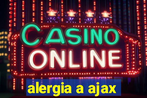 alergia a ajax