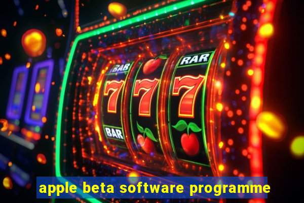 apple beta software programme