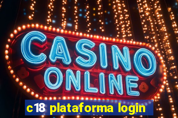 c18 plataforma login