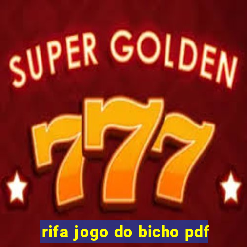 rifa jogo do bicho pdf