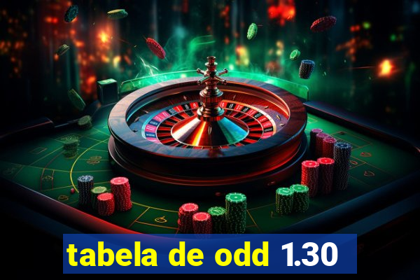 tabela de odd 1.30