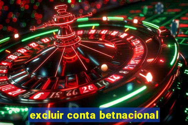 excluir conta betnacional