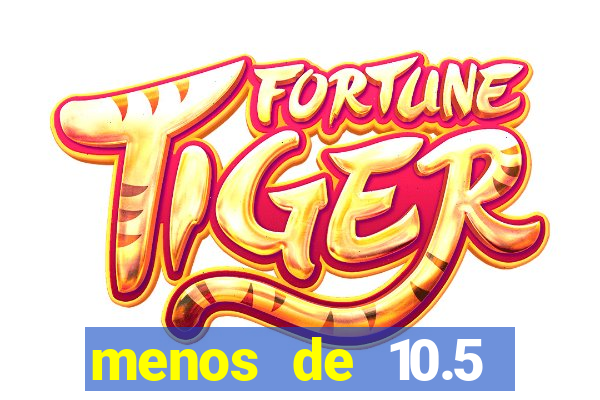menos de 10.5 escanteios o que significa