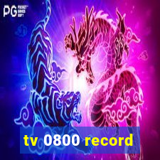 tv 0800 record
