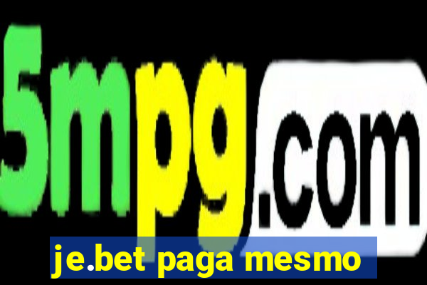 je.bet paga mesmo