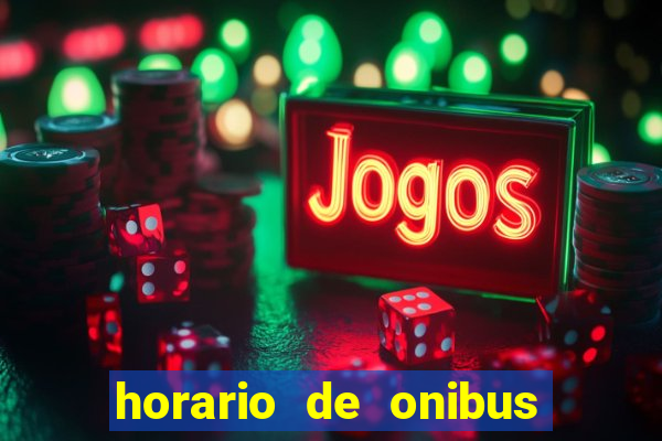 horario de onibus santos dumont x juiz de fora