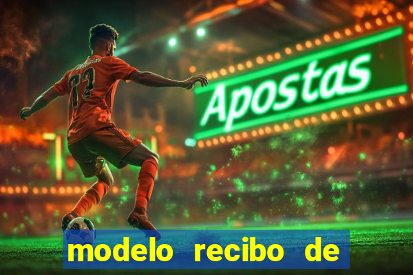 modelo recibo de pagamento autonomo