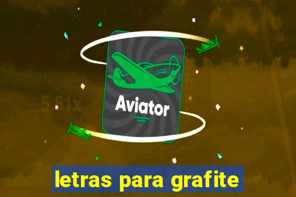 letras para grafite