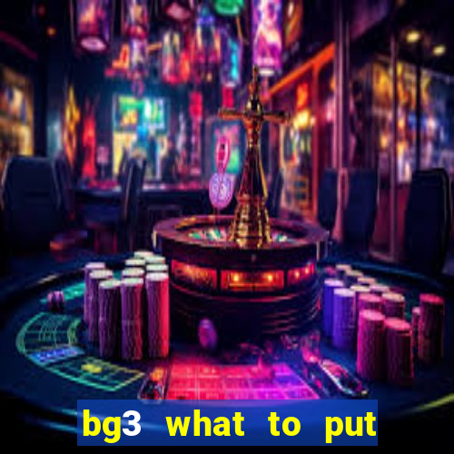 bg3 what to put in ancient altar