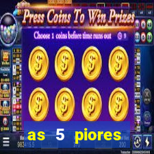 as 5 piores dezenas da lotofácil