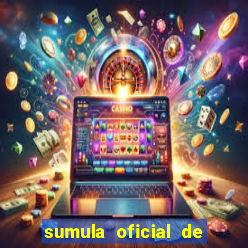 sumula oficial de futebol 7 society excel