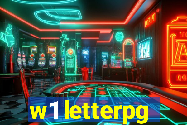 w1 letterpg