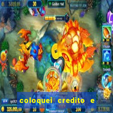 coloquei credito e nao caiu vivo