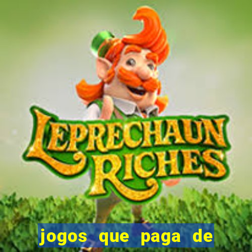 jogos que paga de verdade via pix