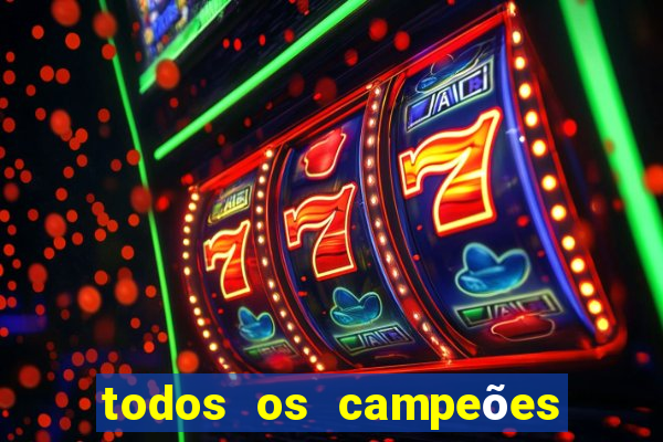todos os campeões da libertadores