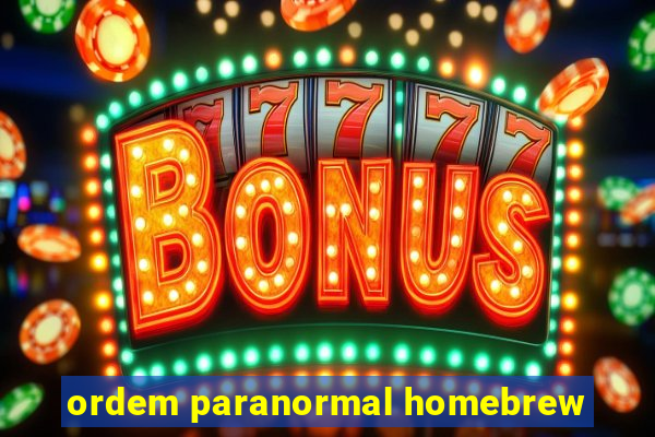 ordem paranormal homebrew