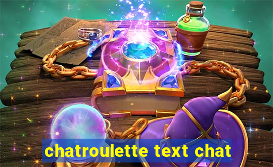 chatroulette text chat