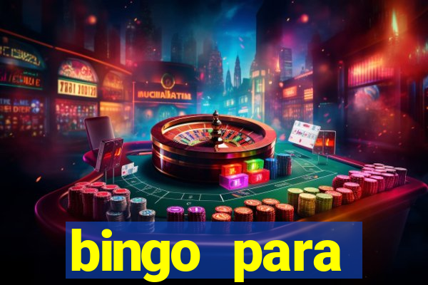 bingo para despedida de solteira para imprimir