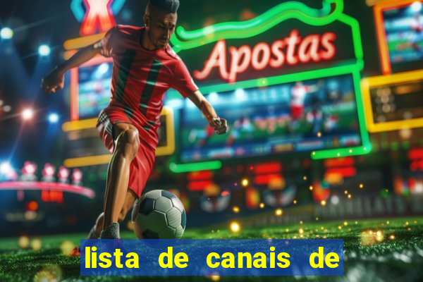 lista de canais de esporte iptv