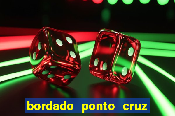 bordado ponto cruz do corinthians