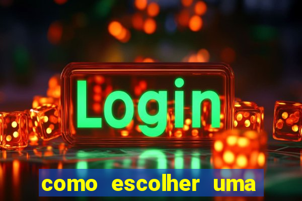 como escolher uma boa cartela de bingo
