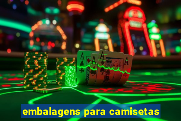 embalagens para camisetas