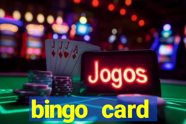 bingo card generator with pictures