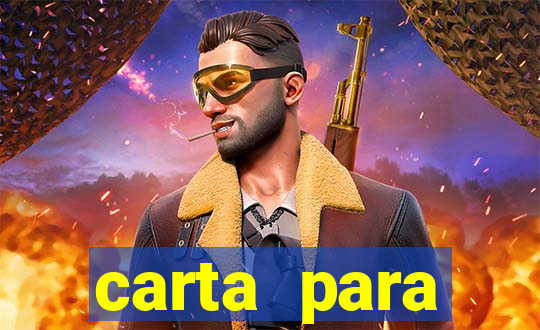 carta para encontrista homem
