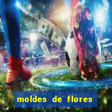 moldes de flores gigantes para imprimir