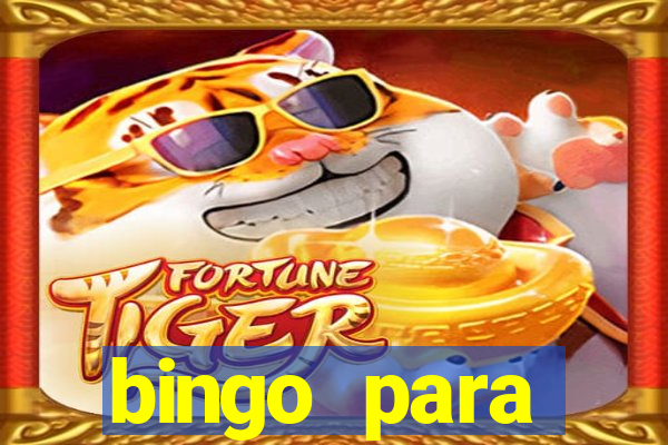 bingo para despedida de solteira para imprimir