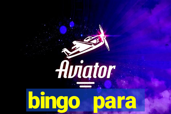 bingo para despedida de solteira para imprimir